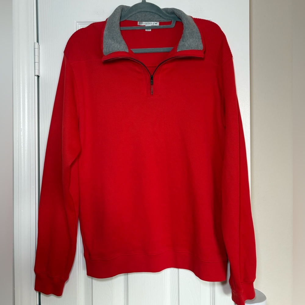Cutter & Buck Red 1/4 Zip‎ Pullover – Size L